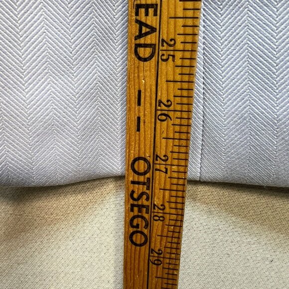 Calvin Klein Women's Open Front Pleated Blazer Long Sleeve Size 4 Light Blue - Picture 11 of 14